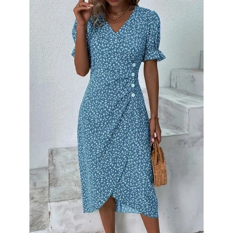Medium to long slim fit dress