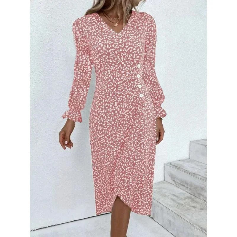 Medium to long slim fit dress