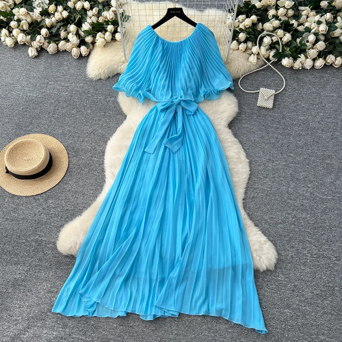 Bubble sleeve dress