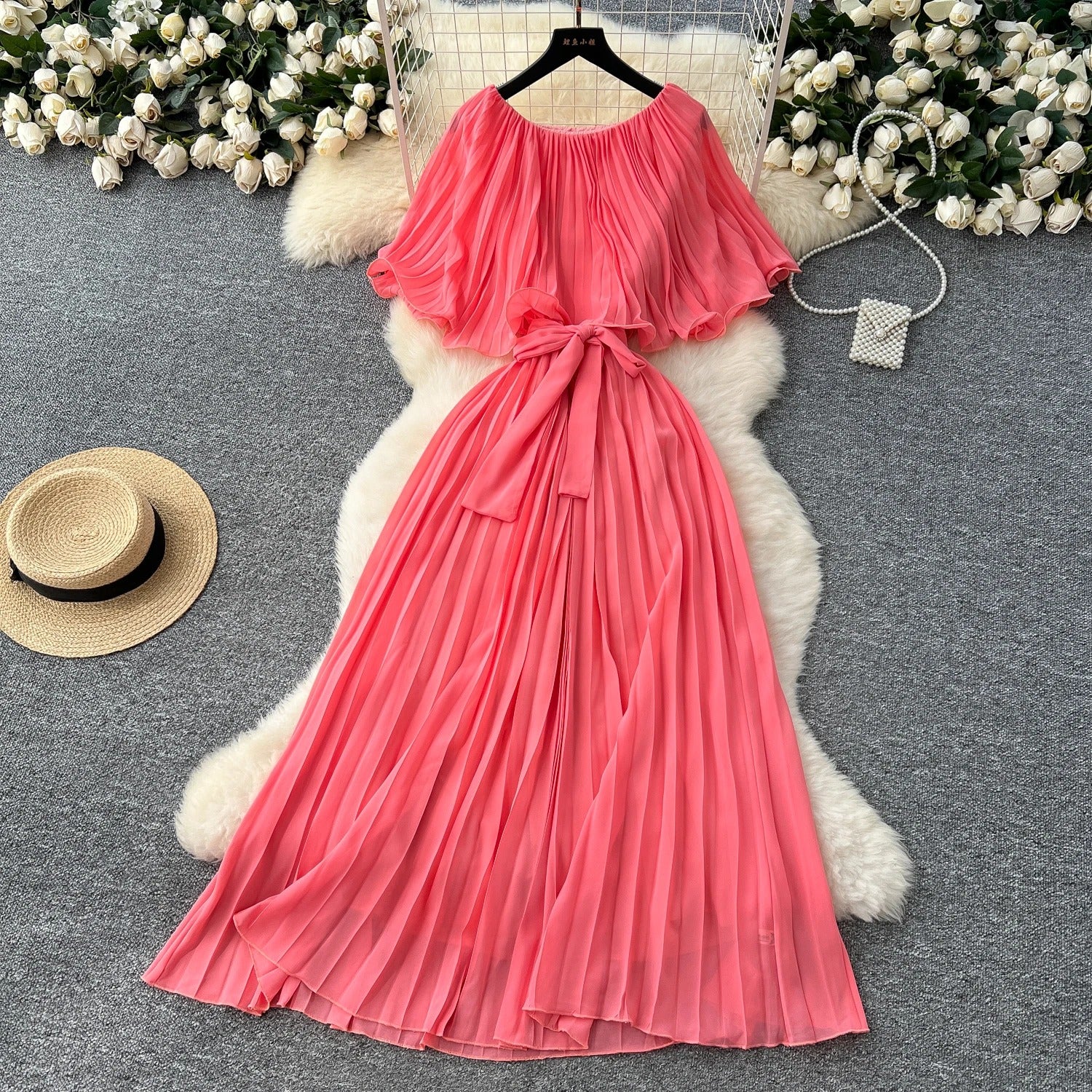Bubble sleeve dress
