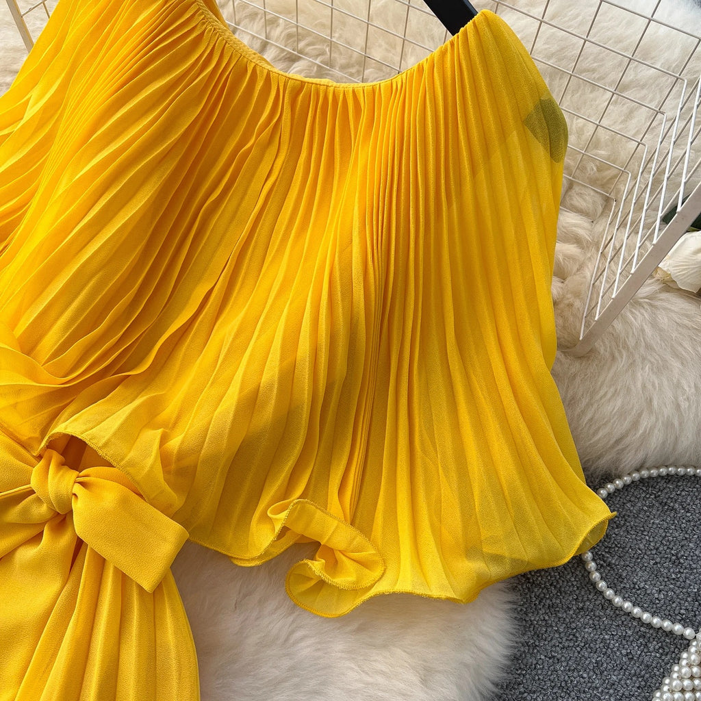 Bubble sleeve dress